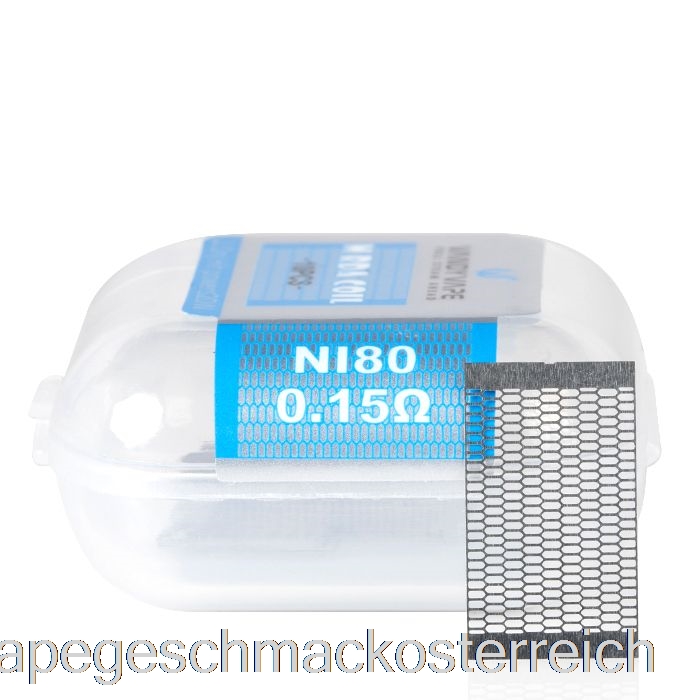 Vandy Vape M Mesh Sheet Coils (10 Blatt) M V2 RDA Coil – 0,15 Ohm Ni80 (10 Stück) Vape-Geschmack